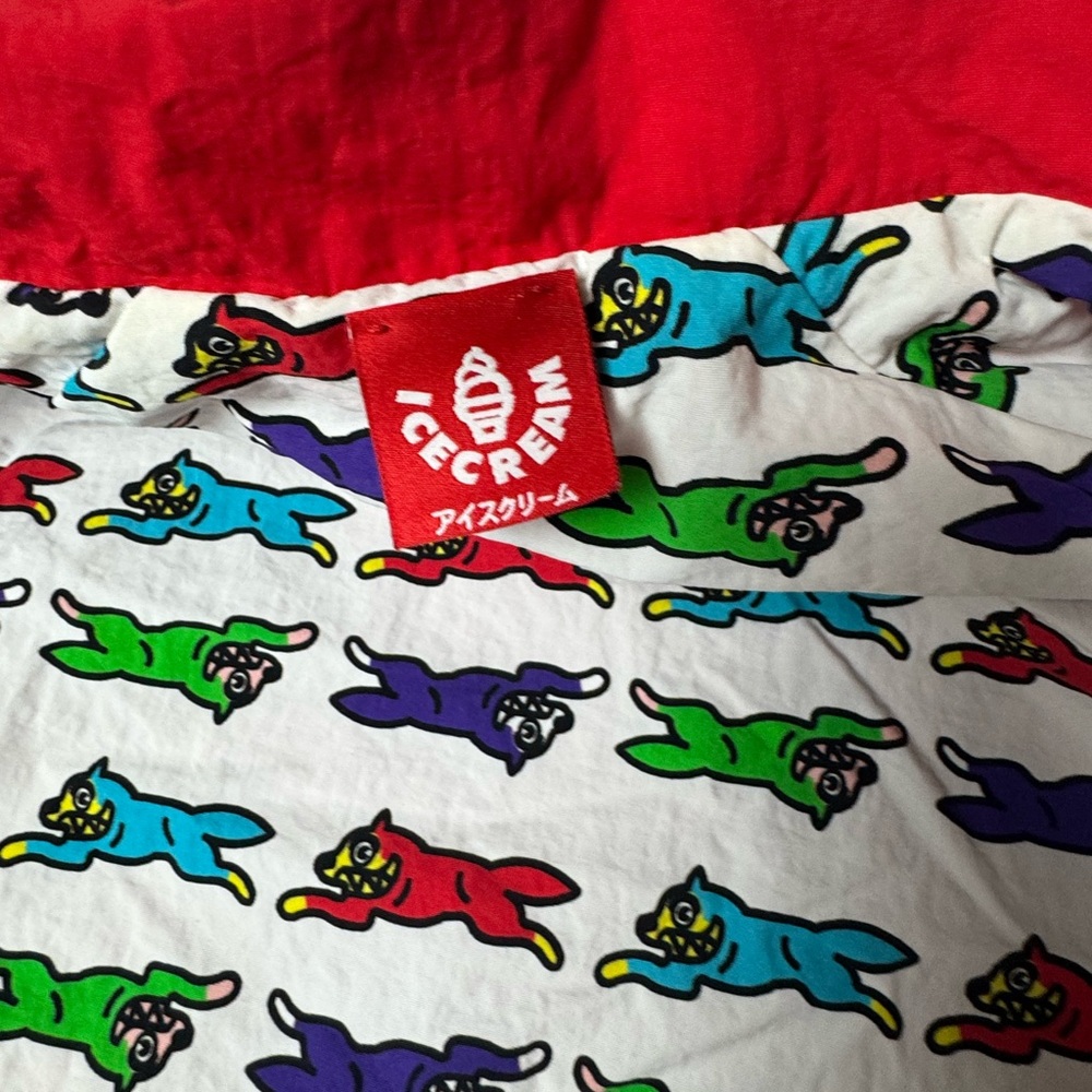 Icecream‎ BBC Red Coach Jacket Medium Cat Print Lining - Picture 7 of 11